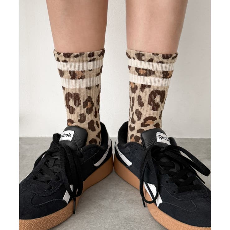 レオパードラインソックス | WEGO【WOMEN】 | 詳細画像9 