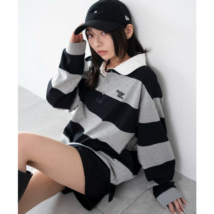ブラック | ラガービッグT | WEGO【WOMEN】