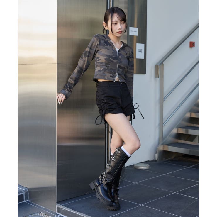 サイドドロストマイクロショートパンツ | WEGO【WOMEN】 | 詳細画像2 