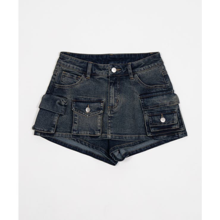 マルチポケットデニムミニスカパン | WEGO【WOMEN】 | 詳細画像8 