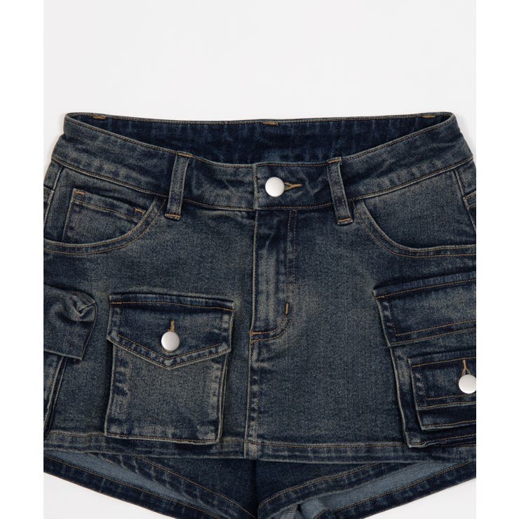 マルチポケットデニムミニスカパン | WEGO【WOMEN】 | 詳細画像10 