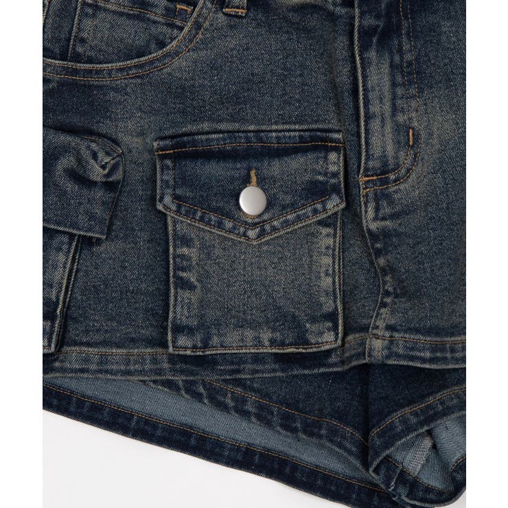 マルチポケットデニムミニスカパン | WEGO【WOMEN】 | 詳細画像12 