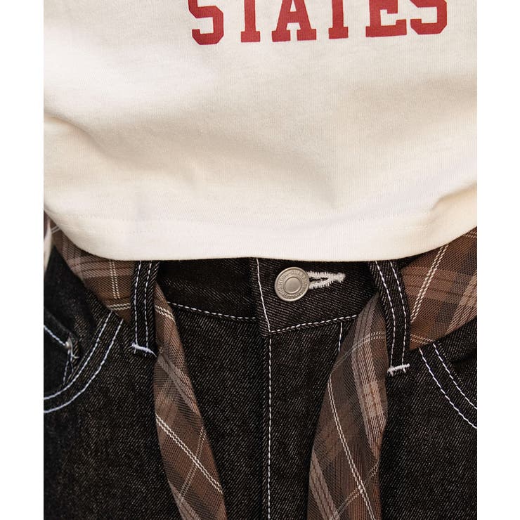 グラフィックサイドリボンドロストショートT | WEGO【WOMEN】 | 詳細画像7 