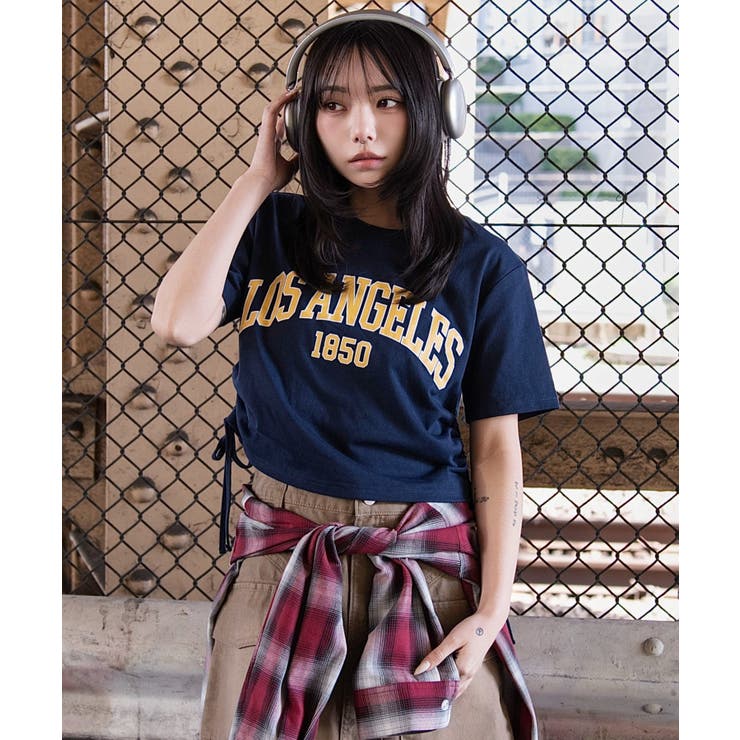 グラフィックサイドリボンドロストショートT | WEGO【WOMEN】 | 詳細画像15 