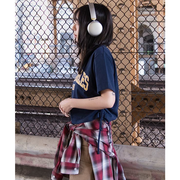 グラフィックサイドリボンドロストショートT | WEGO【WOMEN】 | 詳細画像16 