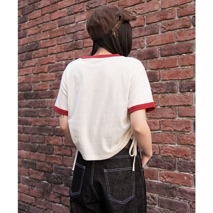 グラフィックサイドリボンドロストショートT | WEGO【WOMEN】 | 詳細画像29 