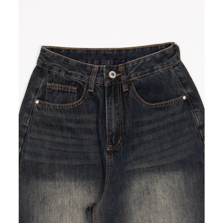 バックベルトクロスバギーデニム | WEGO【WOMEN】 | 詳細画像9 