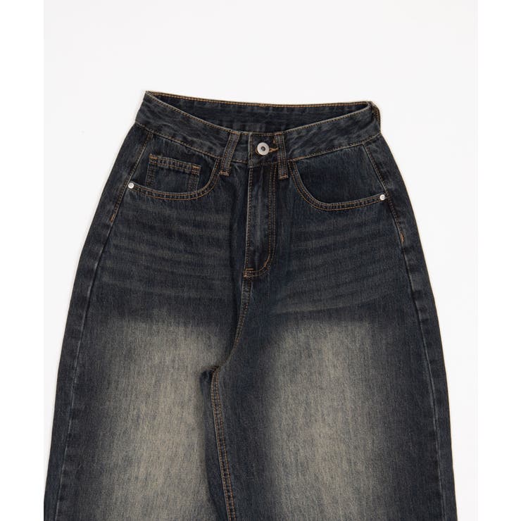 バックベルトクロスバギーデニム | WEGO【WOMEN】 | 詳細画像11 