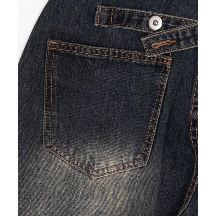 バックベルトクロスバギーデニム | WEGO【WOMEN】 | 詳細画像14 