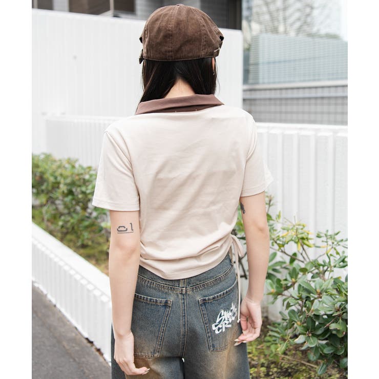 スキッパーサイドドロストT | WEGO【WOMEN】 | 詳細画像11 