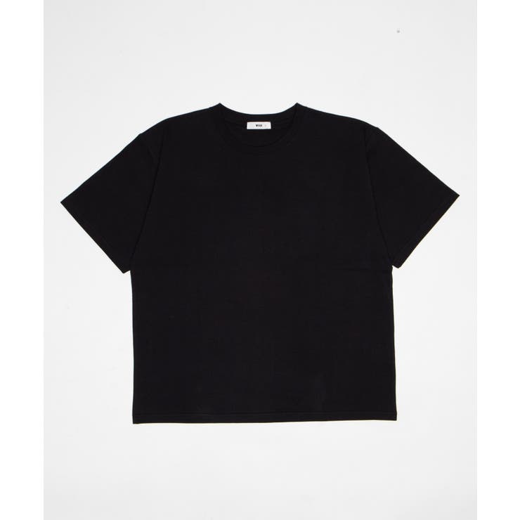 ブラック | コットンクルーネックT(SS) | WEGO【MEN】