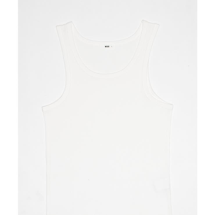 コットンリブタンクトップ | WEGO【MEN】 | 詳細画像1 