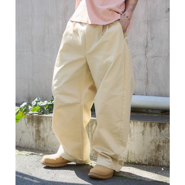 キーチャーム付きチノカーブパンツ | WEGO【MEN】 | 詳細画像8 