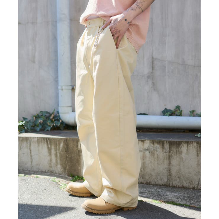 キーチャーム付きチノカーブパンツ | WEGO【MEN】 | 詳細画像11 