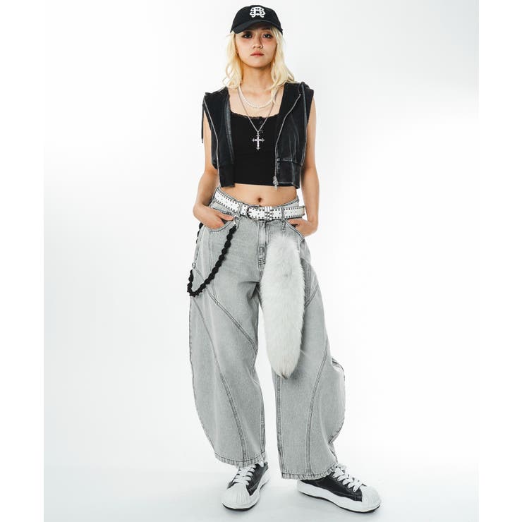 スウィッチングカーブデニムパンツ | WEGO【MEN】 | 詳細画像5 