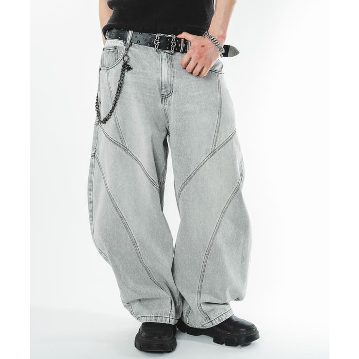 スウィッチングカーブデニムパンツ | WEGO【MEN】 | 詳細画像23 