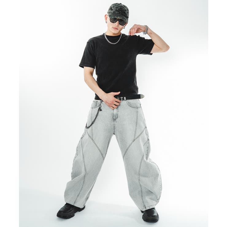 スウィッチングカーブデニムパンツ | WEGO【MEN】 | 詳細画像24 