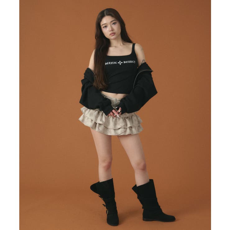 ダブルストラップロゴキャミ | WEGO【WOMEN】 | 詳細画像2 
