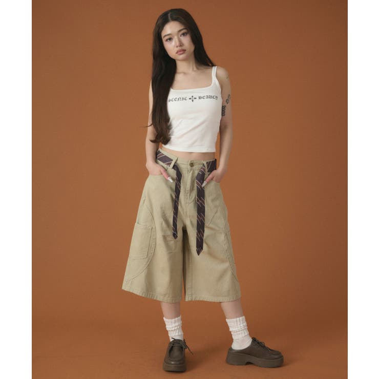 ダブルストラップロゴキャミ | WEGO【WOMEN】 | 詳細画像3 