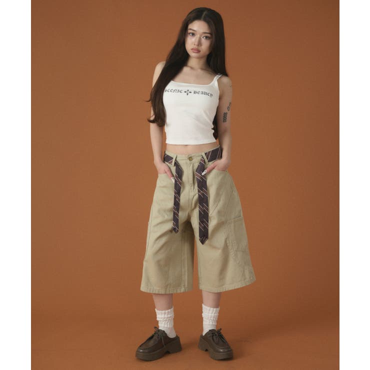 ダブルストラップロゴキャミ | WEGO【WOMEN】 | 詳細画像6 