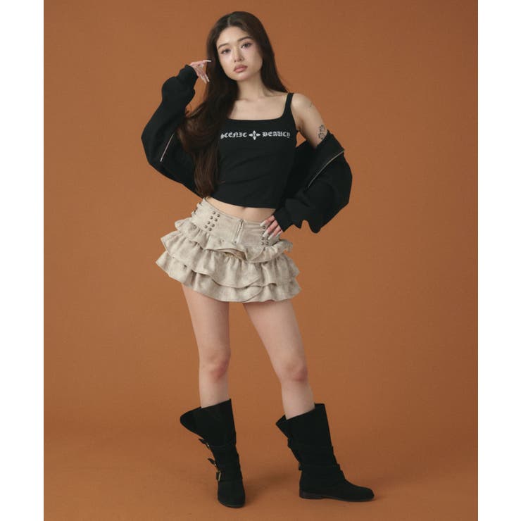 ダブルストラップロゴキャミ | WEGO【WOMEN】 | 詳細画像10 