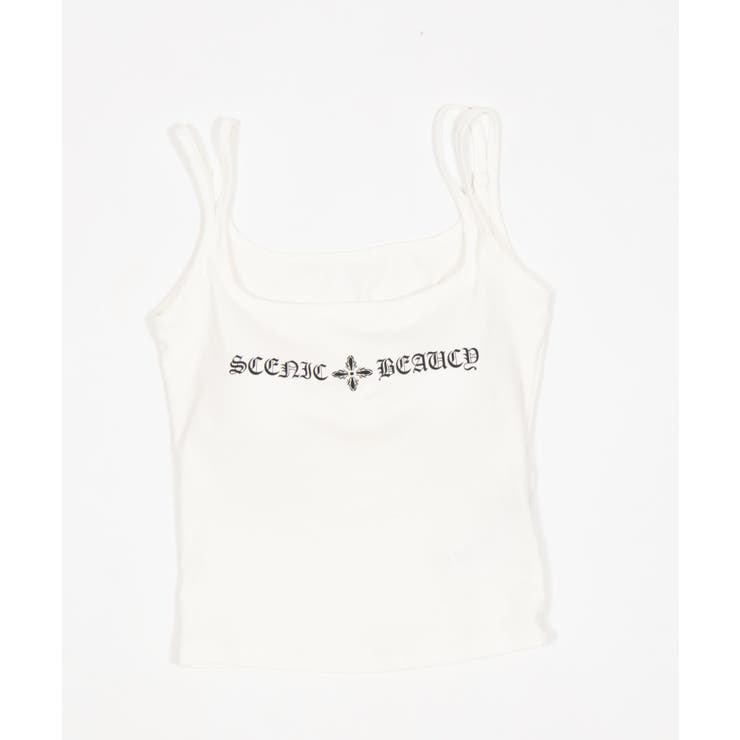 ダブルストラップロゴキャミ | WEGO【WOMEN】 | 詳細画像11 