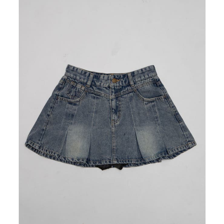 ベルト付きウォッシュドデニムミニスカパン | WEGO【WOMEN】 | 詳細画像12 