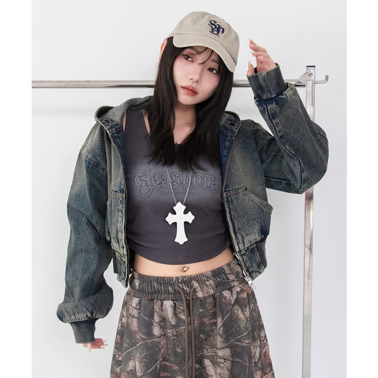 デザイングラフィックカップインタンク | WEGO【WOMEN】 | 詳細画像19 