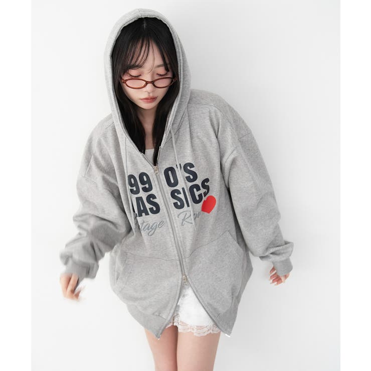 1990ジップパーカー[品番：WG010098152]｜WEGO【WOMEN】（ウィゴー