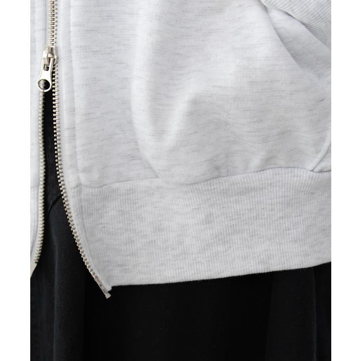 発泡ロゴジップパーカー | WEGO【WOMEN】 | 詳細画像6 
