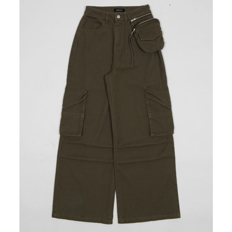 ポーチ付きウォッシュドカーゴパンツ | WEGO【WOMEN】 | 詳細画像11 