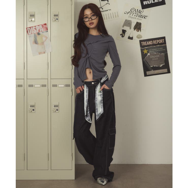 センターホールレイヤードトップ | WEGO【WOMEN】 | 詳細画像3 