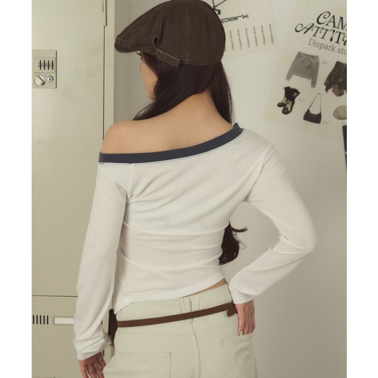 room404バイカラーロンT | WEGO【WOMEN】 | 詳細画像4 