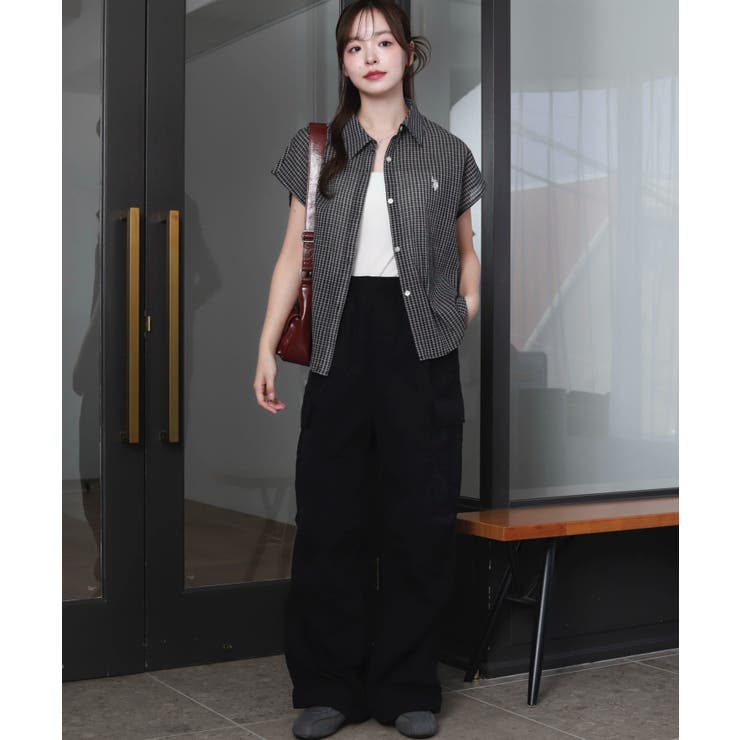 U.S. POLO ASSN.別注 フレンチスリーブシャツ | WEGO【WOMEN】 | 詳細画像4 
