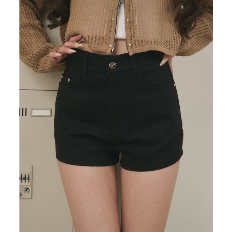 ブラック | ストレッチマイクロショーツ | WEGO【WOMEN】