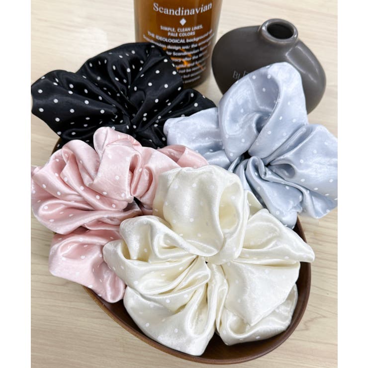 Lサテンドットシュシュ | WEGO【WOMEN】 | 詳細画像2 