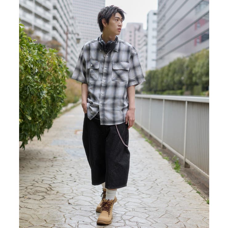 オンブレチェックシャツ(SS) | WEGO【MEN】 | 詳細画像3 