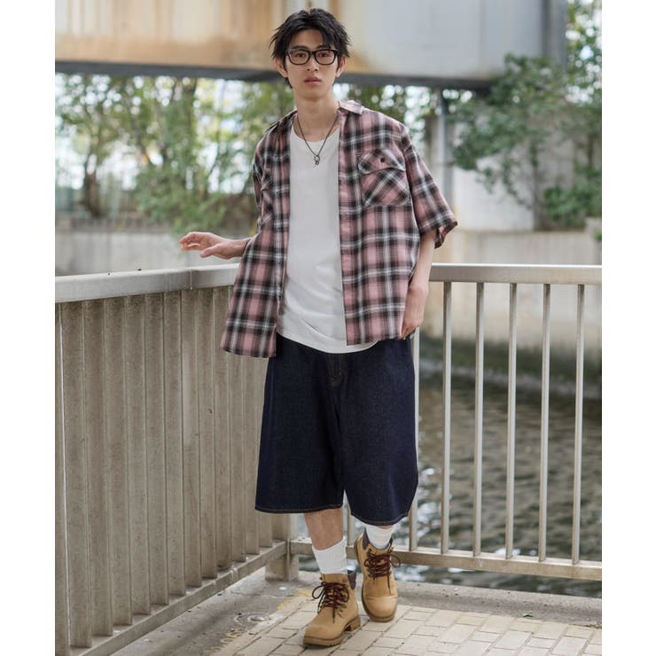 オンブレチェックシャツ(SS) | WEGO【MEN】 | 詳細画像4 