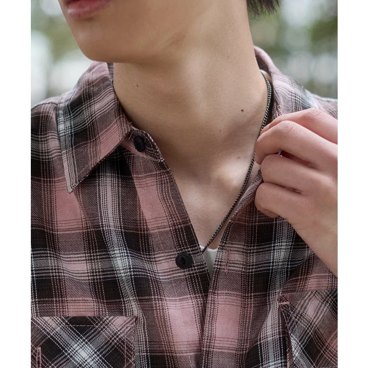 オンブレチェックシャツ(SS) | WEGO【MEN】 | 詳細画像8 