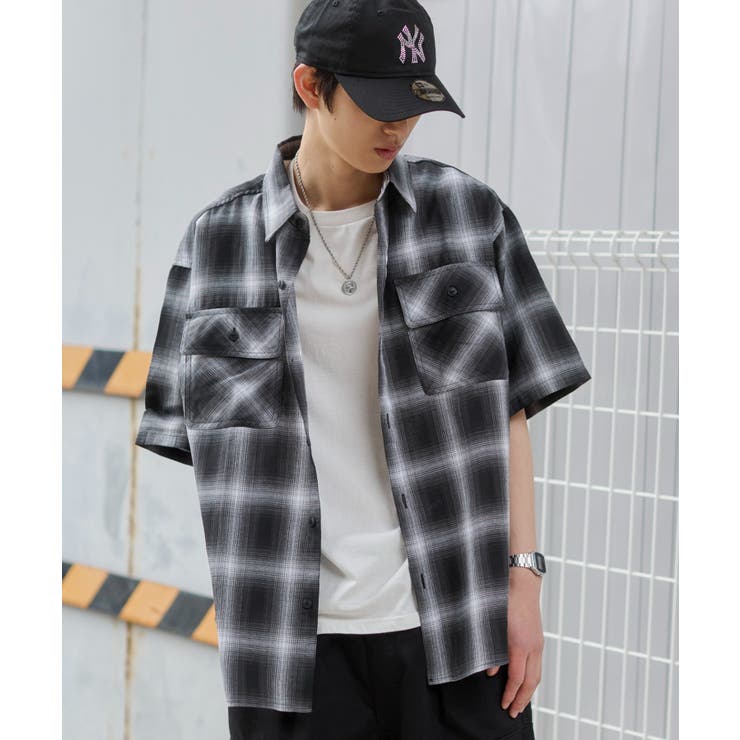オンブレチェックシャツ(SS) | WEGO【MEN】 | 詳細画像12 