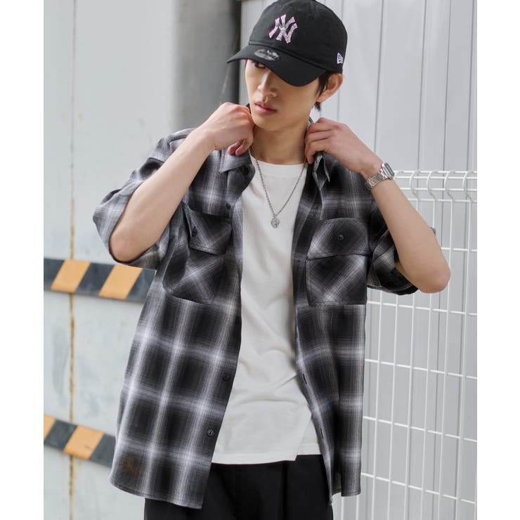オンブレチェックシャツ(SS) | WEGO【MEN】 | 詳細画像13 