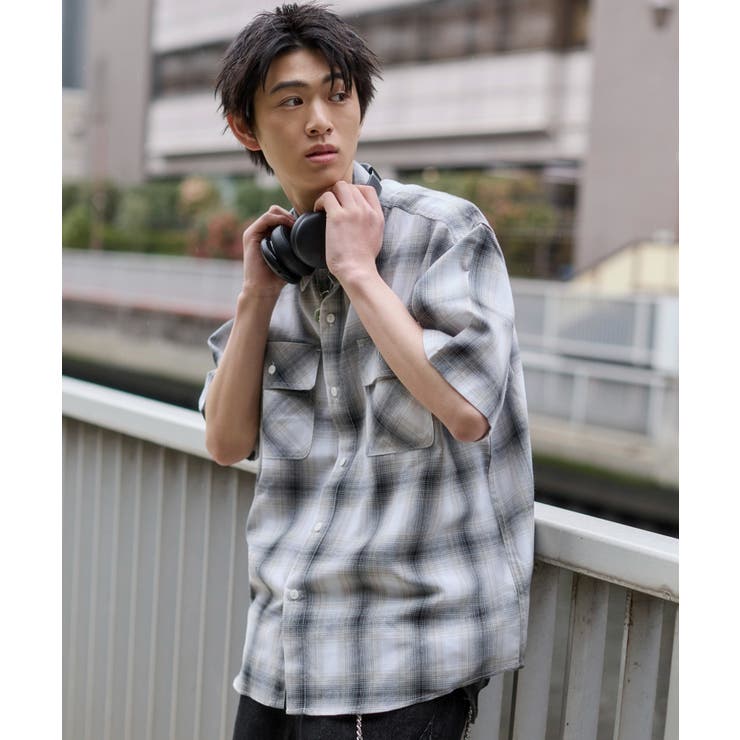 オンブレチェックシャツ(SS) | WEGO【MEN】 | 詳細画像17 
