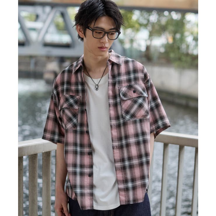 オンブレチェックシャツ(SS) | WEGO【MEN】 | 詳細画像20 
