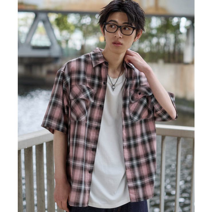 オンブレチェックシャツ(SS) | WEGO【MEN】 | 詳細画像21 