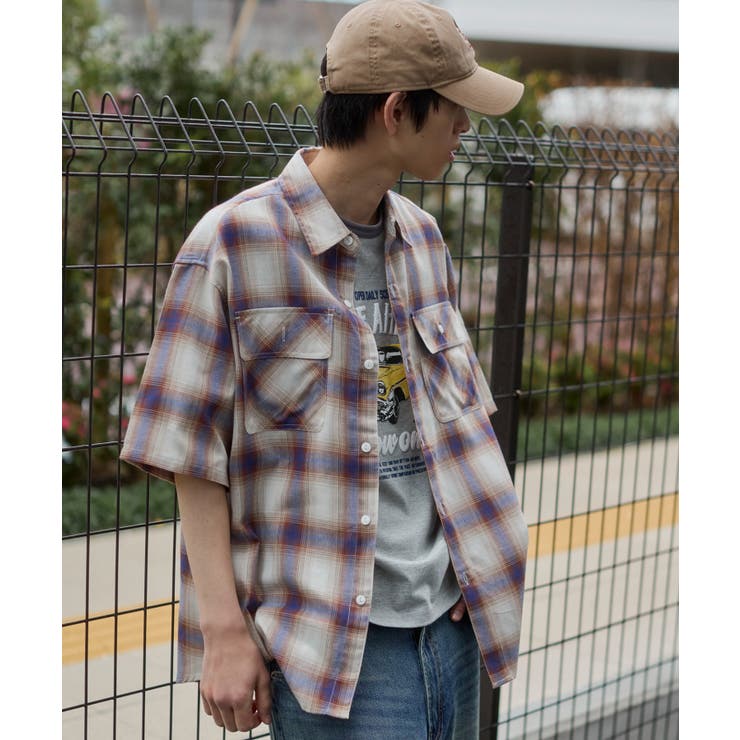 オンブレチェックシャツ(SS) | WEGO【MEN】 | 詳細画像29 