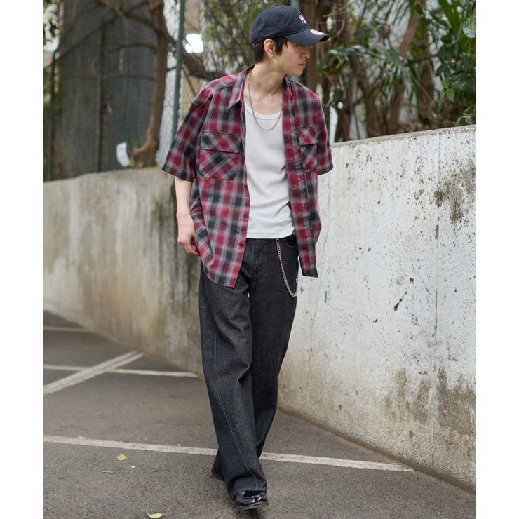 オンブレチェックシャツ(SS) | WEGO【MEN】 | 詳細画像35 