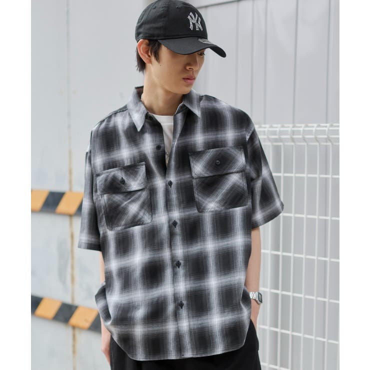 オンブレチェックシャツ(SS) | WEGO【MEN】 | 詳細画像48 