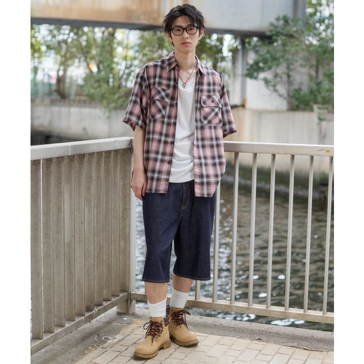 オンブレチェックシャツ(SS) | WEGO【MEN】 | 詳細画像52 