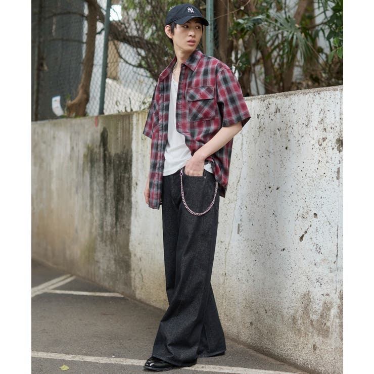 オンブレチェックシャツ(SS) | WEGO【MEN】 | 詳細画像59 