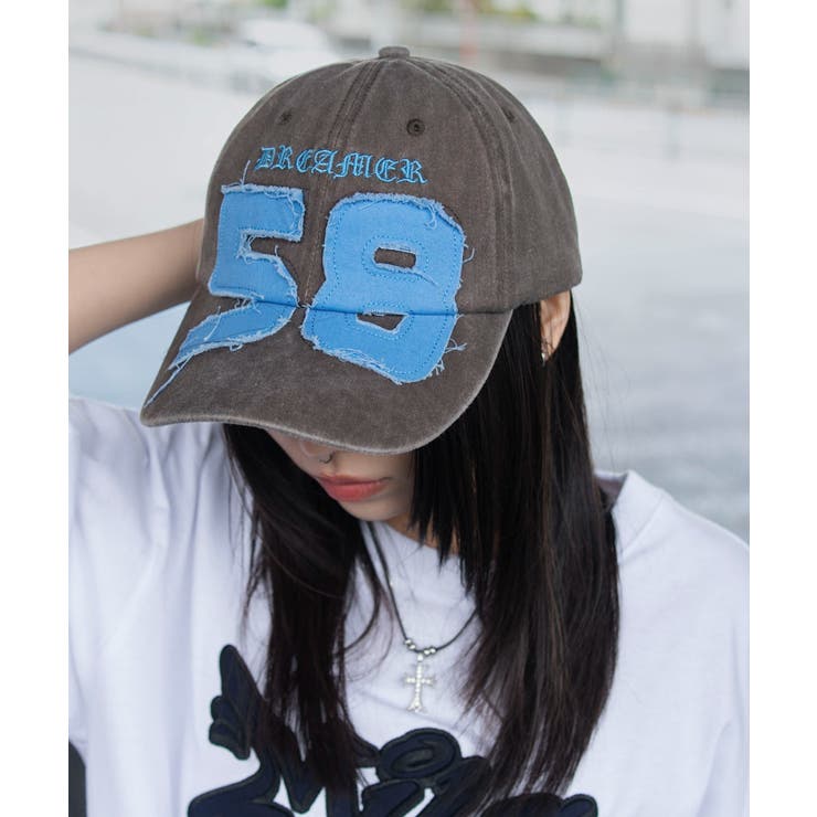 ナンバリングアップリケキャップ | WEGO【MEN】 | 詳細画像1 